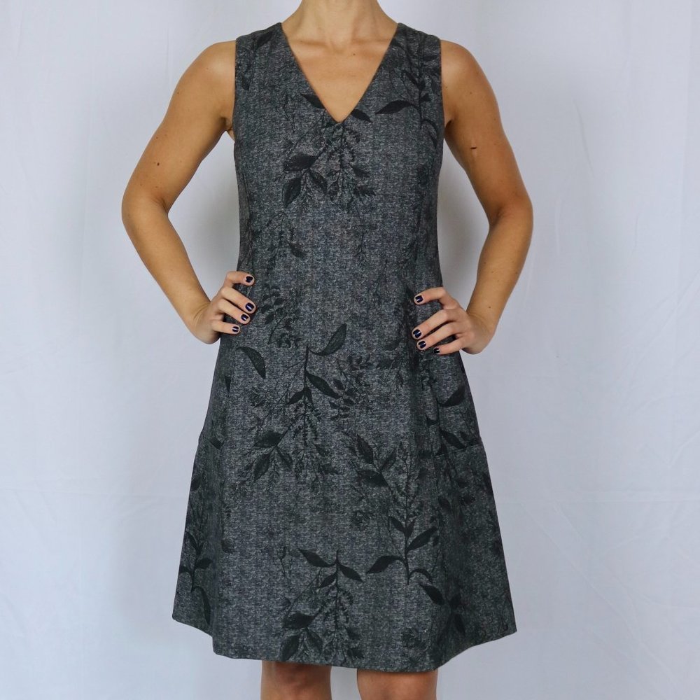Gray Sleeveless Banana Republic Dress